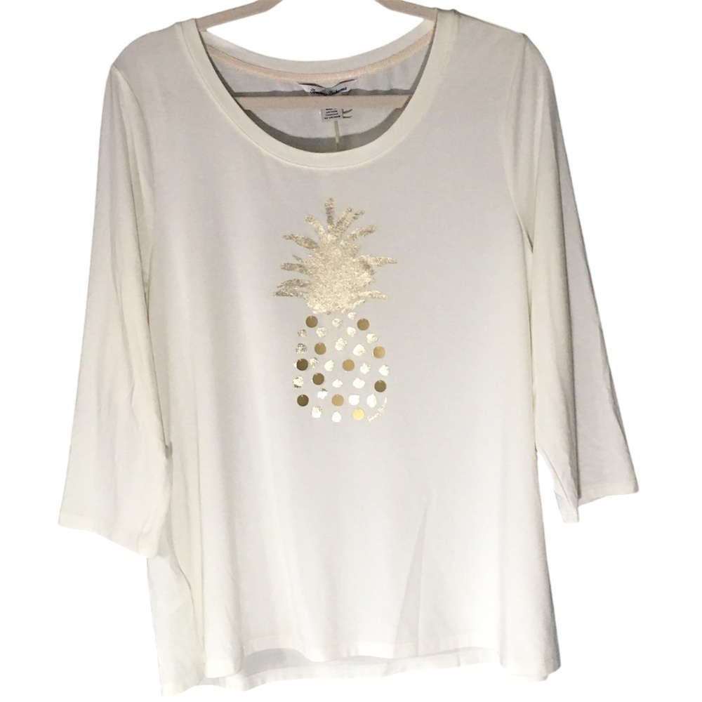 Tommy Bahama Pineapple Tee size Large